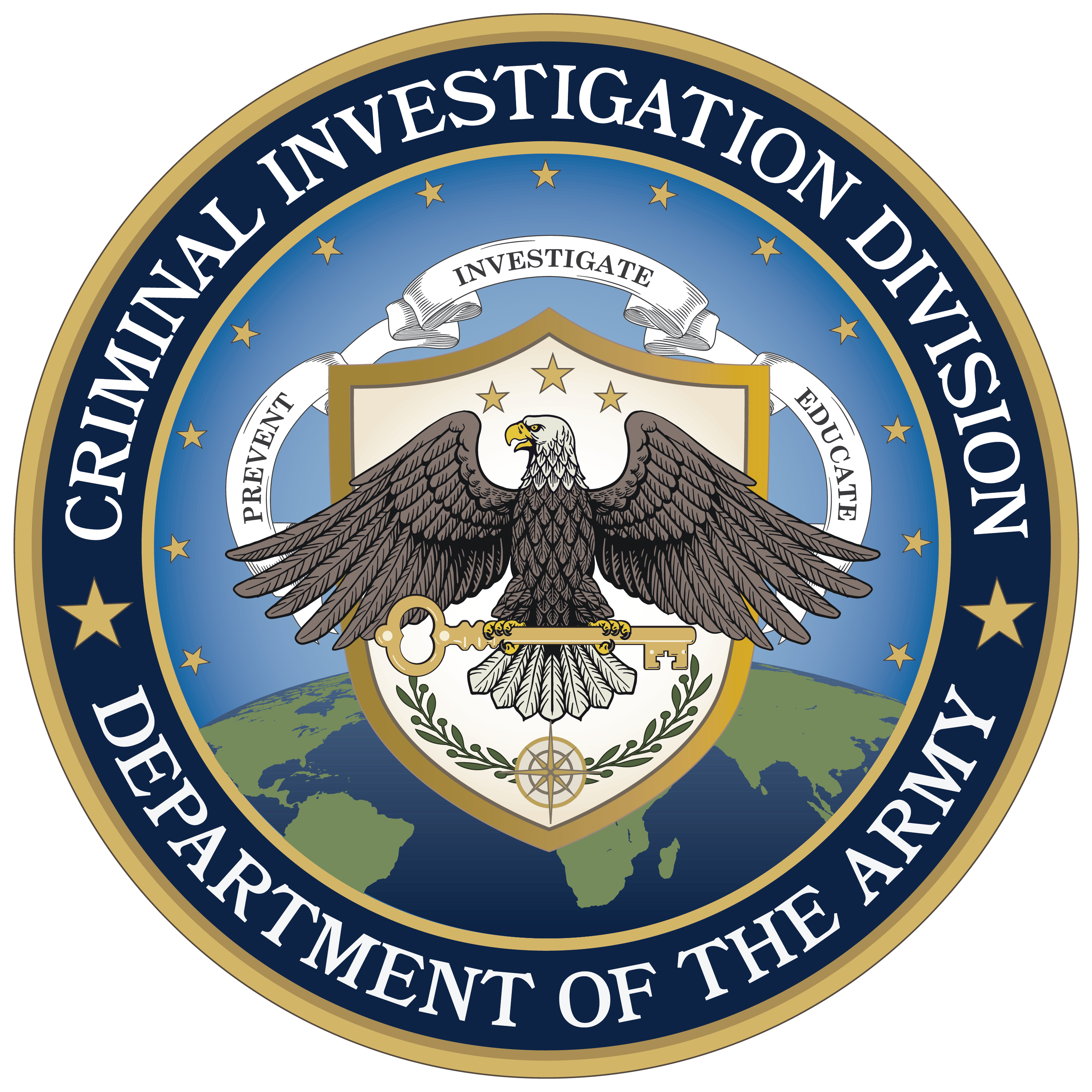 Army CID official Crest